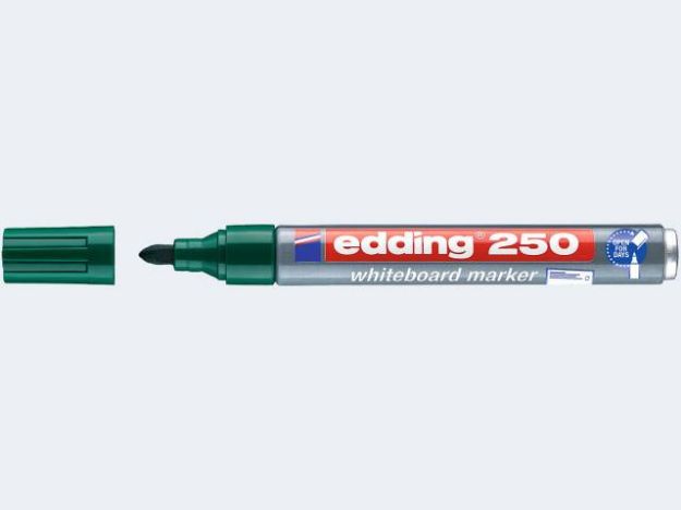 Bild von Edding 250 Boardmarker grün 1,5-3mm Rundspitze - 04250004