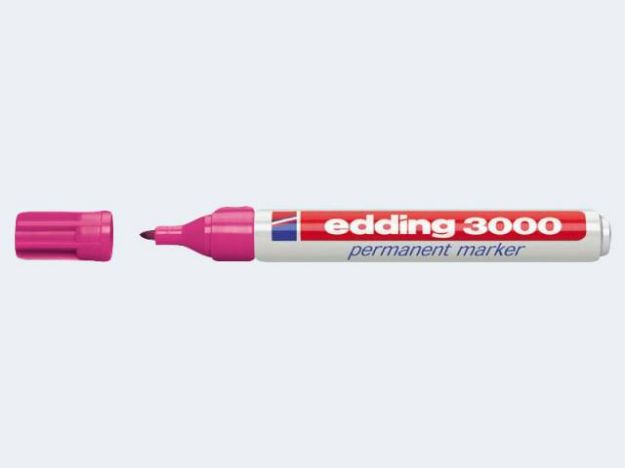Bild von Edding 3000 pink 1,5-3mm Rundspitze permanent - 043000009