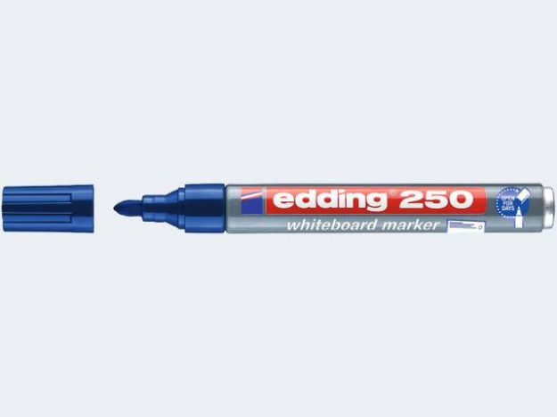 Bild von Edding 250 Boardmarker blau 1,5-3mm Rundspitze - 04250003