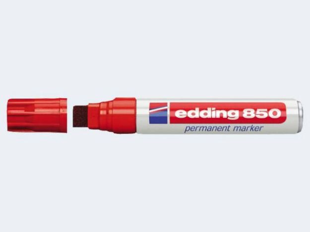 Bild von Edding 850 rot 5-16mm Keilspitze permanent - 04850002