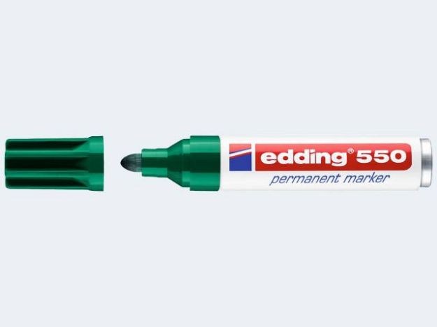 Bild von Edding 550 grün 3-4mm Rundspitze permanent - 04550004