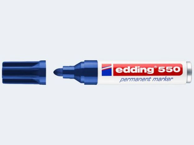 Bild von Edding 550 blau 3-4mm Rundspitze permanent - 04550003