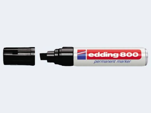 Bild von Edding 800 schwarz 4-12mm Keilspitze permanent - 04800001