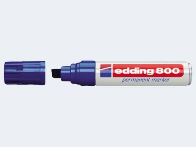 Bild von Edding 800 blau 4-12mm Keilspitze permanent - 04800003