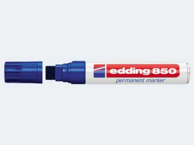 Bild von Edding 850 blau 5-16mm Keilspitze permanent - 04850003