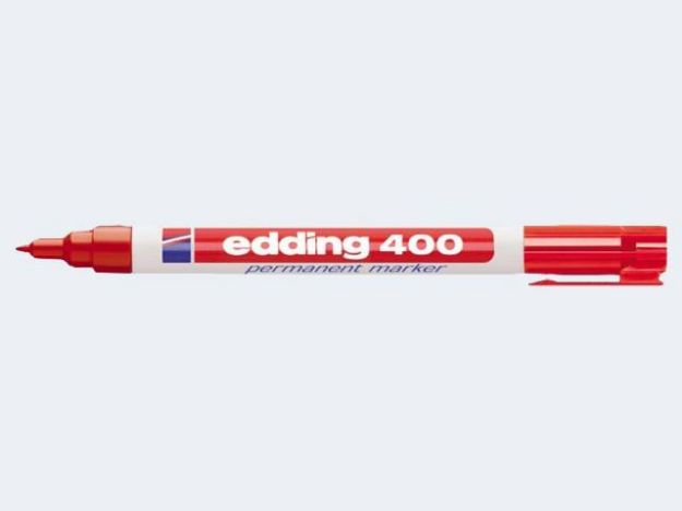 Bild von Edding 400 rot 1mm Rundspitze permanent - 04400002