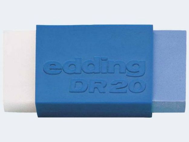 Bild von Radierer Edding DR20 Kombi Kunststoff - Eine Verkaufseinheit = 20 Stück