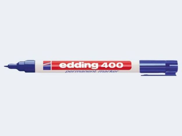 Bild von Edding 400 blau 1mm Rundspitze permanent - 04400003