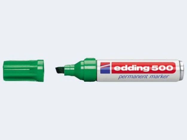 Bild von Edding 500 grün 2-7mm Keilspitze permanent - 04500004
