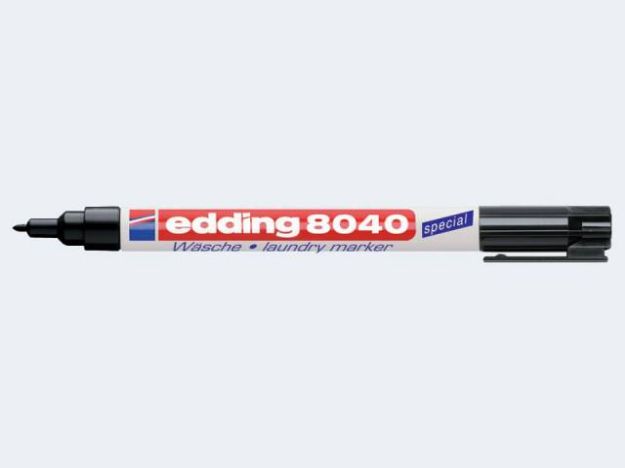 Bild von Edding Wäschemarker 8040 schwarz - 4-8040001
