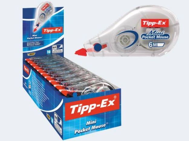 Bild von Tipp-Ex Mini Pocket Mouse 5mm - Eine Verkaufseinheit = 10 Stück - 901817