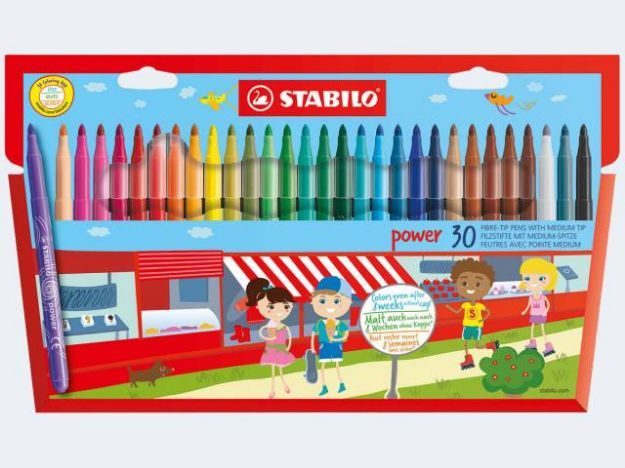Bild von 30 Filstifte Stabilo Power - 280/30-01