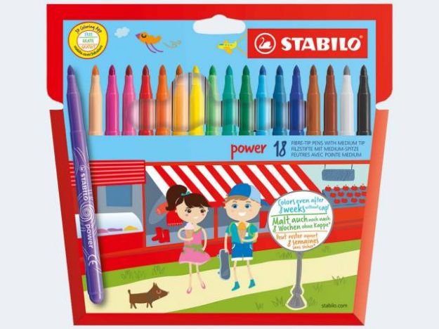Bild von 18 Filstifte Stabilo Power - 280/18-01