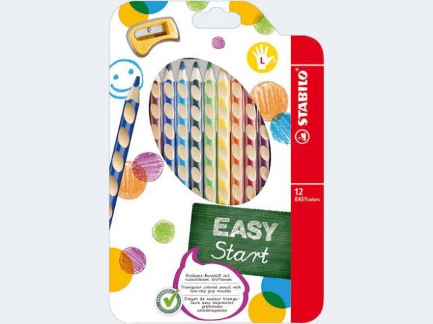 Bild von 12 Farbstifte EASY colors im Etui Linkshänder - 331/12