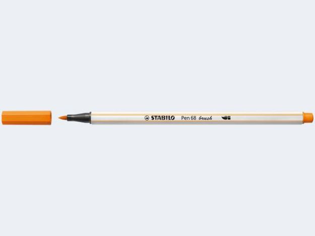 Bild von Stabilo Pen68 brush orange - Eine Verkaufseinheit = 10 Stück - 568/54