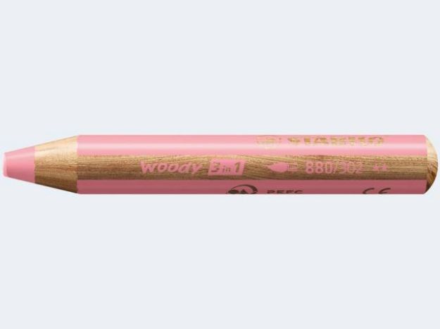 Bild von Farbstift Woody pastellpink - Eine Verkaufseinheit = 5 Stück - 880/302
