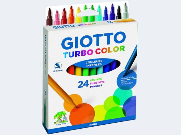 Bild von 24 Giotto Fasermaler Turbo Color - F072400