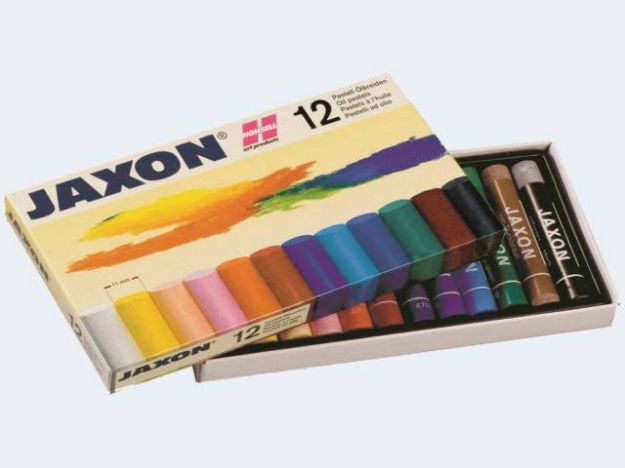 Bild von 12 Ölkreiden Jaxon im Kartonetui - 47412