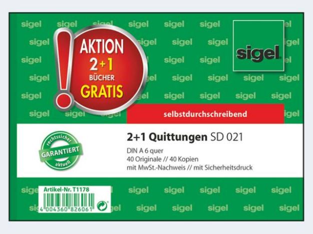 Bild von Aktion SD021 2 bezahlen 1 Gratis - T1178