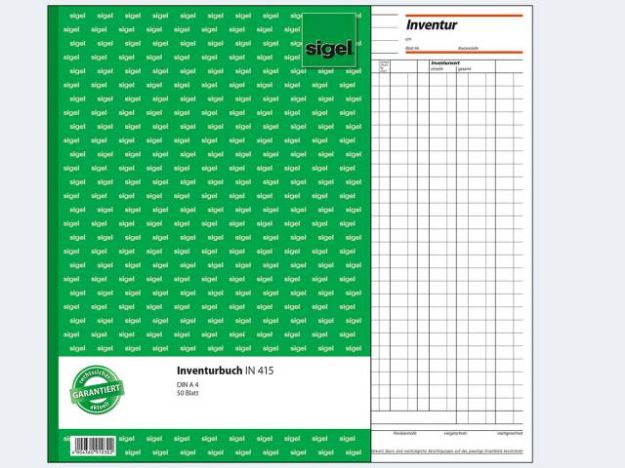 Bild von Inventurbuch IN415 A4/50