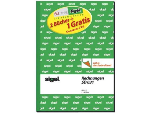 Bild von Rechnung SD31 A5/2x40Bl
