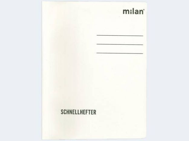 Bild von Milan Pappschnellhefter A4 weiss intensivfarbe - 790001
