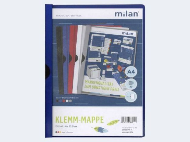 Bild von Milan Klemmmappe dunkelblau - 660007