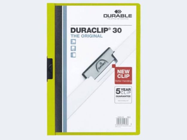 Bild von Duraclip-Mappe A4 grün D2200 Plastik 30Bl - 220005