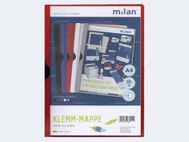 Bild von Milan Klemmmappe rot - 660003