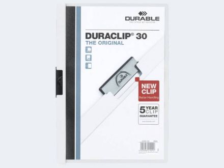 Zeige Details für Duraclip-Mappe A4 weiss D2200 Plastik 30Bl - 220002 Bild von Duraclip-Mappe A4 weiss D2200 Plastik 30Bl - 220002