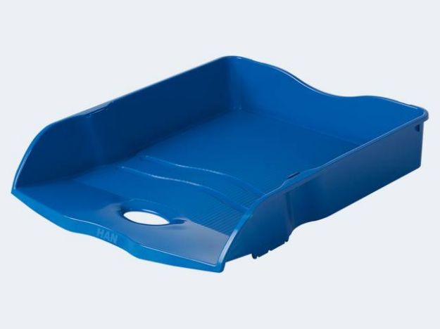 Bild von Briefkorb C4 blau recyceltem Kunststoff - 10298-914