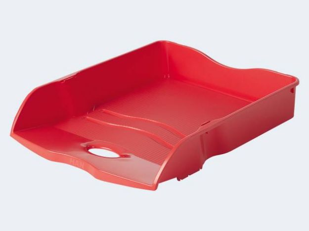 Bild von Briefkorb C4 rot recyceltem Kunststoff - 10298-917