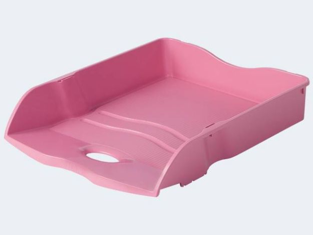 Bild von Briefkorb C4 rosa recyceltem Kunststoff - 10298-956