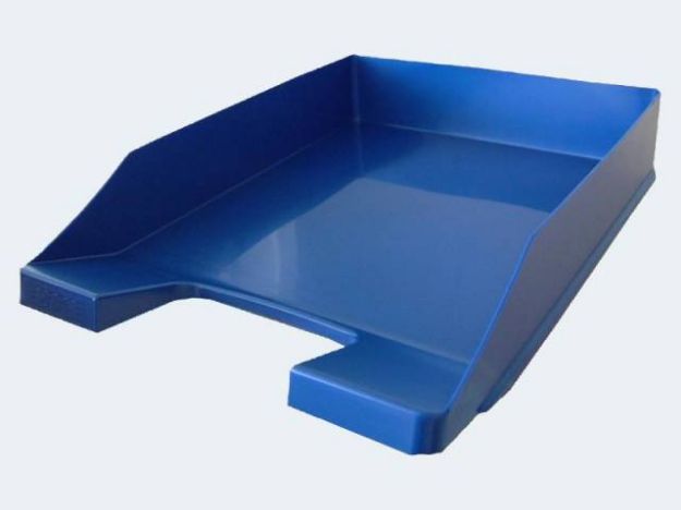 Bild von Briefkorb A4 blau stapelbar - 1027-X-14