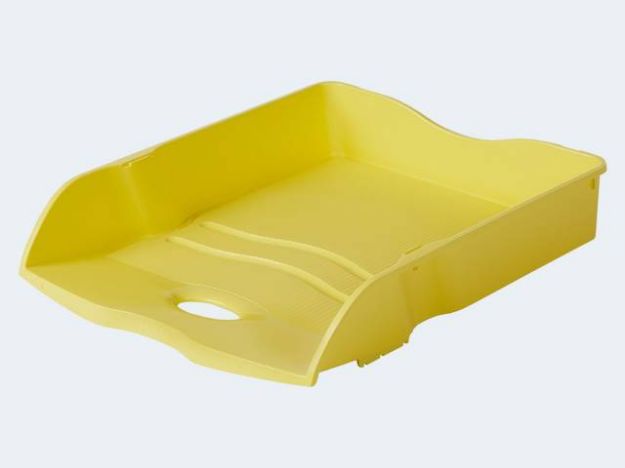 Bild von Briefkorb C4 gelb recyceltem Kunststoff - 10298-915