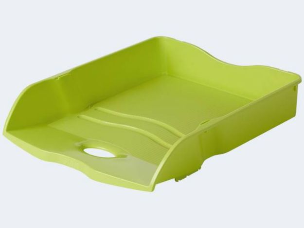 Bild von Briefkorb C4 lemon recyceltem Kunststoff - 10298-950