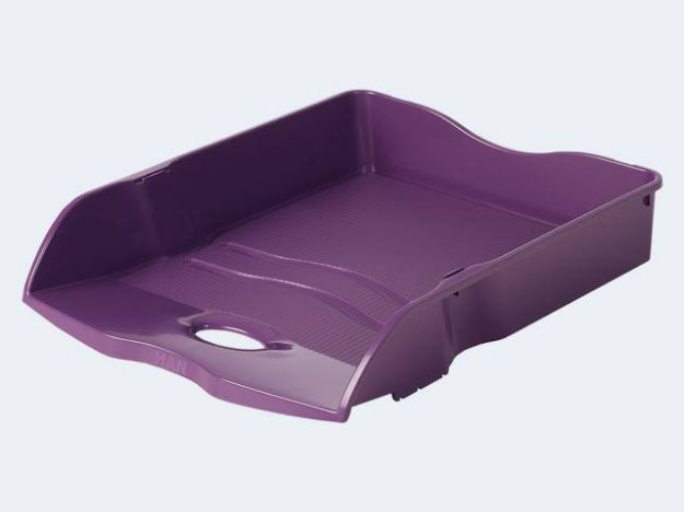 Bild von Briefkorb C4 lila recyceltem Kunststoff - 10298-957