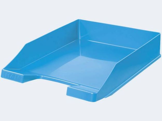 Bild von Briefkorb TREND A4 hellblau stapelbar - 1027-X-54