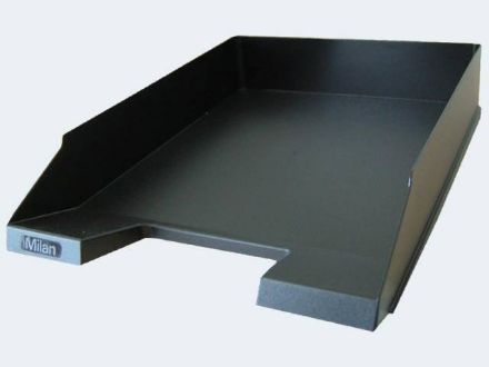 Zeige Details für Milan Briefkorb schwarz stapelbar - 1027-X-13 Bild von Milan Briefkorb schwarz stapelbar - 1027-X-13