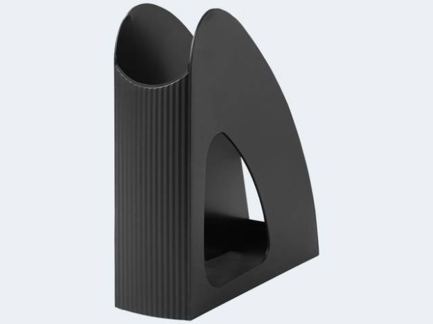 Bild von Stehsammler A4/C4 schwarz recyceltem Kunststoff - 16218-913