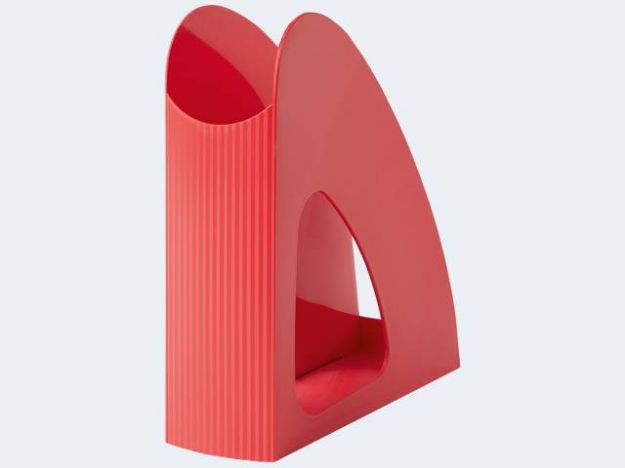 Bild von Stehsammler A4/C4 rot recyceltem Kunststoff - 16218-917