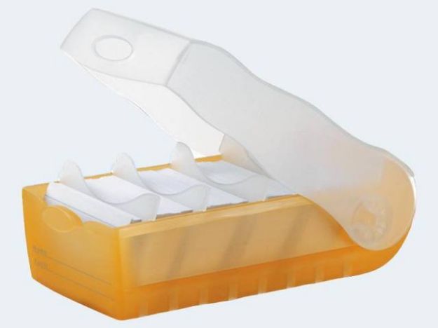 Bild von Croco Lernkartei A7 orange transluzent - 997-613