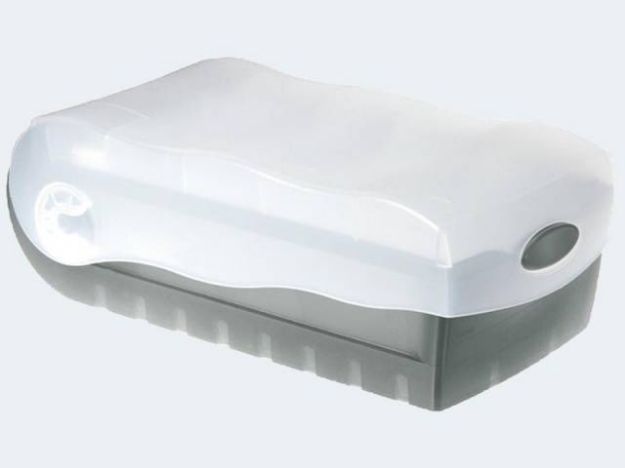 Bild von Croco Lernkartei A7 grau transluzent - 997-693