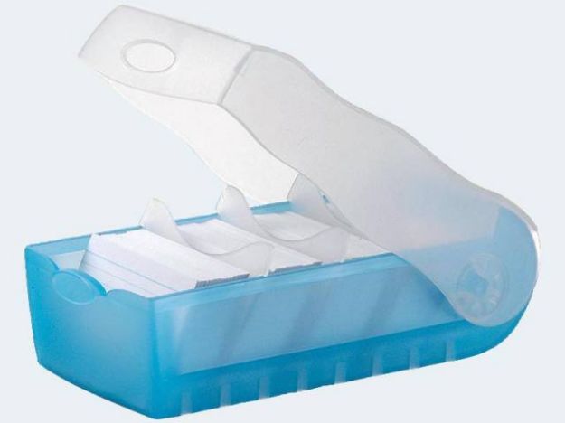 Bild von Croco Lernkartei A8 blau transluzent - 998-643