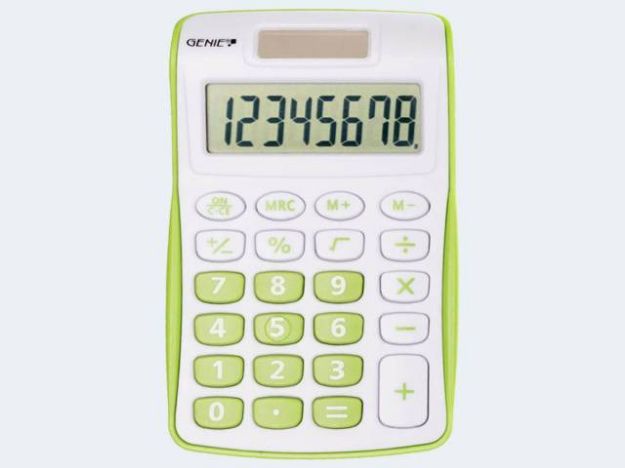Bild von Taschenrechner GENIE 120B 8-stellig grün - 12496