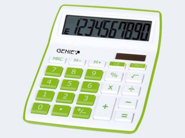 Bild von Tischrechner 840G grün 10-stellig - 12266