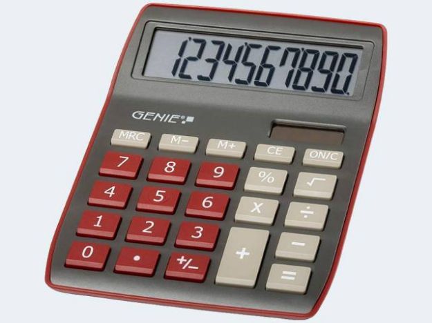 Bild von Tischrechner 840DR dunkelrot 10-stellig - 12640