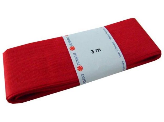 Bild von Seidenband 40mmx3m Stränge rot Europa - Eine Verkaufseinheit = 10 Stück - 60541-609