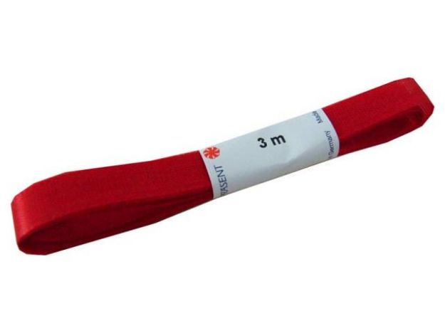 Bild von Seidenband 10mmx3m Stränge rot Europa - Eine Verkaufseinheit = 20 Stück - 60510-609