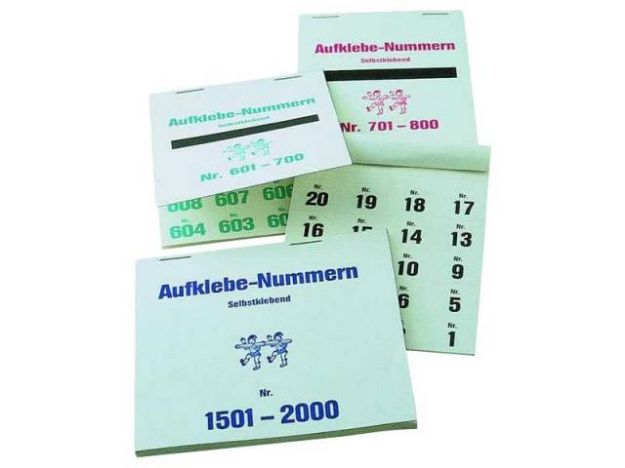 Bild von Aufklebenummern 601-700 für Gewinne SK - 400601